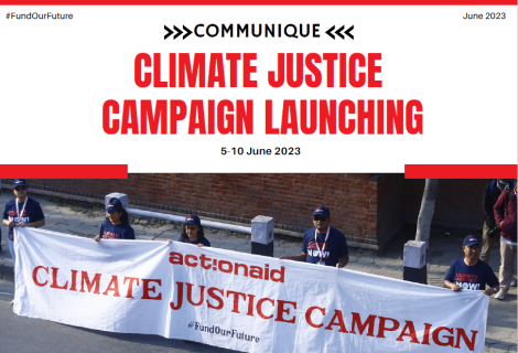Communique-Climate Justice Campaign Launching