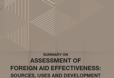 Summary on assessment of foreign aid effectiveness sources, uses and development