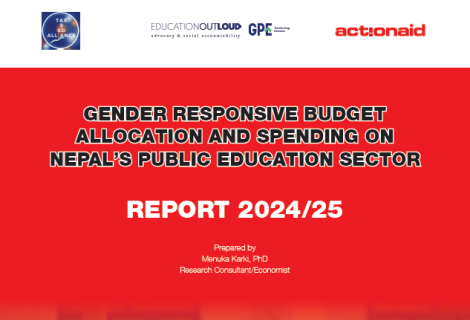 Report on Gender Responsive Budget Allocation, Spending and Gaps in Nepal’s Public Education Sector