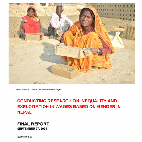 RESEARCH ON INEQUALITY AND EXPLOITATION IN WAGES BASED ON GENDER IN NEPAL
