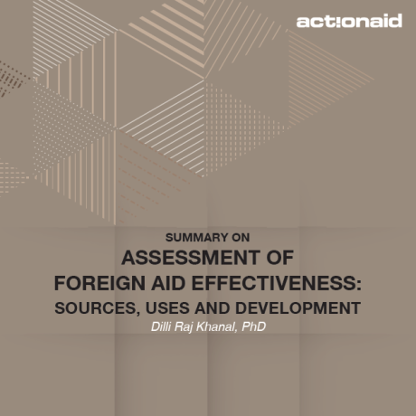 Summary on Assessment of Foreign Aid Effectiveness Sources, Uses, and Development 2023