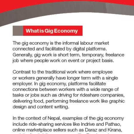 IEC on Gig Economy