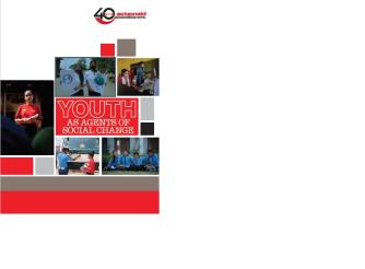 Youth as a Agent of Change- A case story book